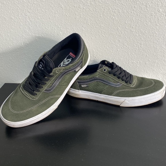 Vans pop cushion men’s shoes size 8.5 -ARMY GREEN - Picture 2 of 3